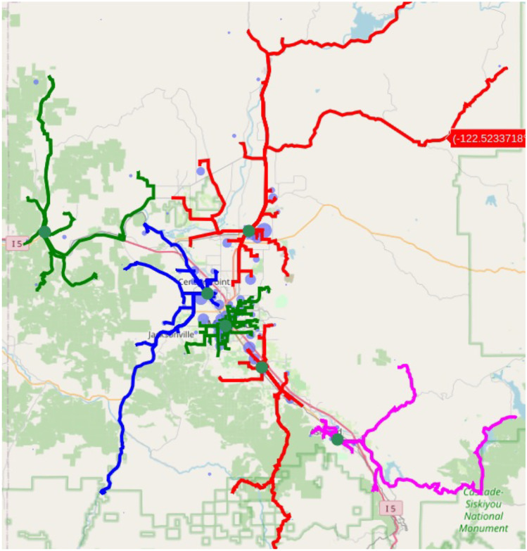 Reaching Latinx communities with algorithmic optimization for SARS-CoV-2 testing locations